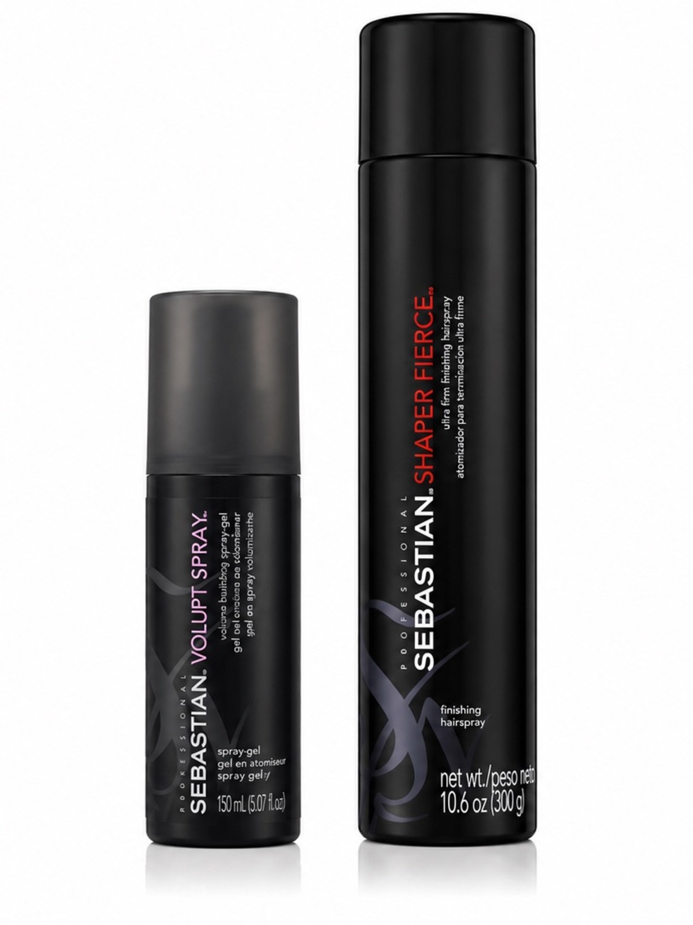 Sebastian Shaper Fierce 10.6 oz Hairspray & Volupt Spray Gel 5.07 oz Set